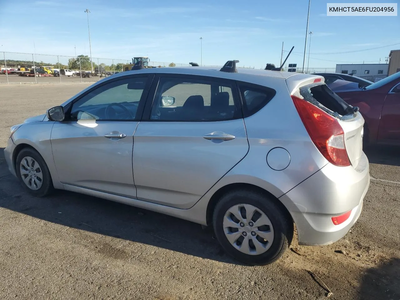 2015 Hyundai Accent Gs VIN: KMHCT5AE6FU204956 Lot: 69794014