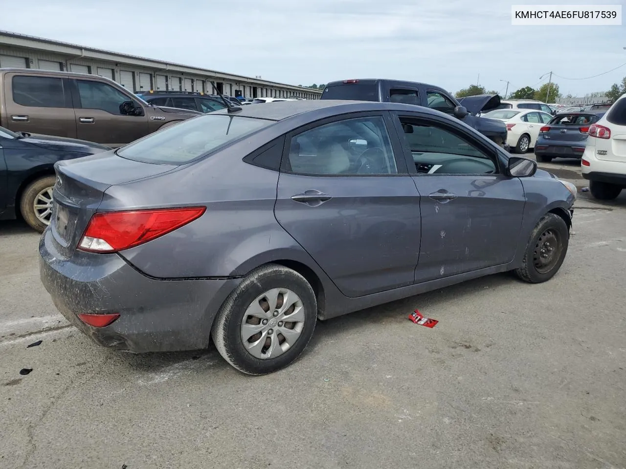 2015 Hyundai Accent Gls VIN: KMHCT4AE6FU817539 Lot: 69921184