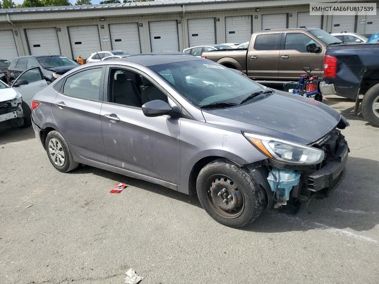 2015 Hyundai Accent Gls VIN: KMHCT4AE6FU817539 Lot: 69921184