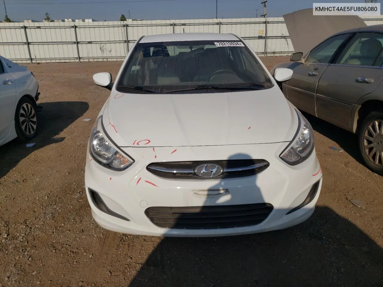 KMHCT4AE5FU806080 2015 Hyundai Accent Gls