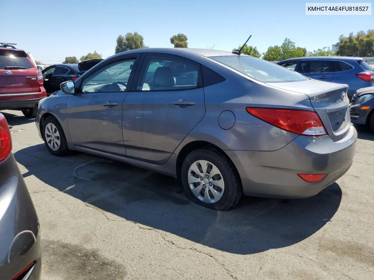 2015 Hyundai Accent Gls VIN: KMHCT4AE4FU818527 Lot: 70235214