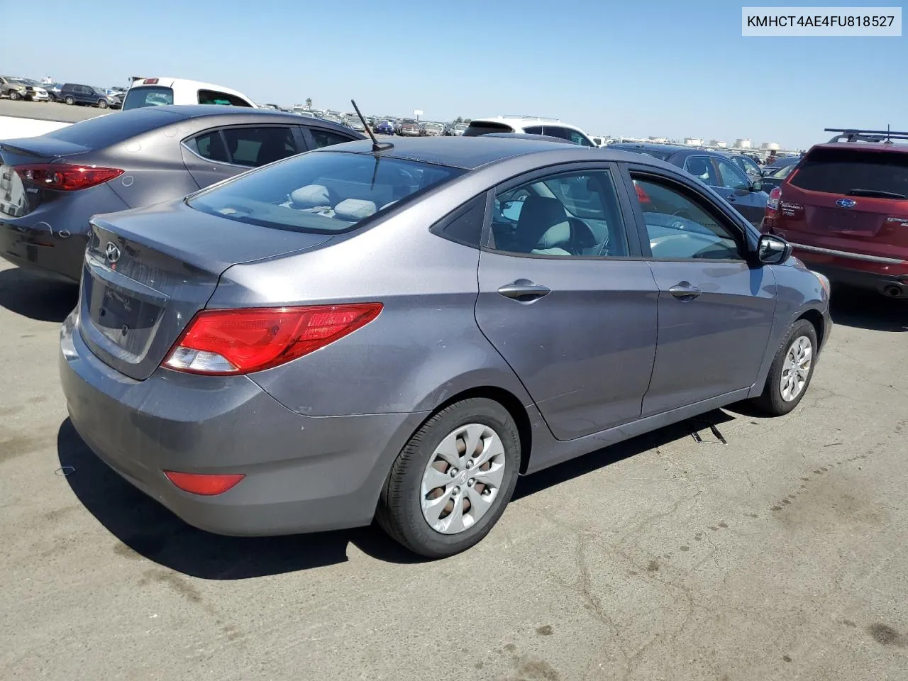 2015 Hyundai Accent Gls VIN: KMHCT4AE4FU818527 Lot: 70235214