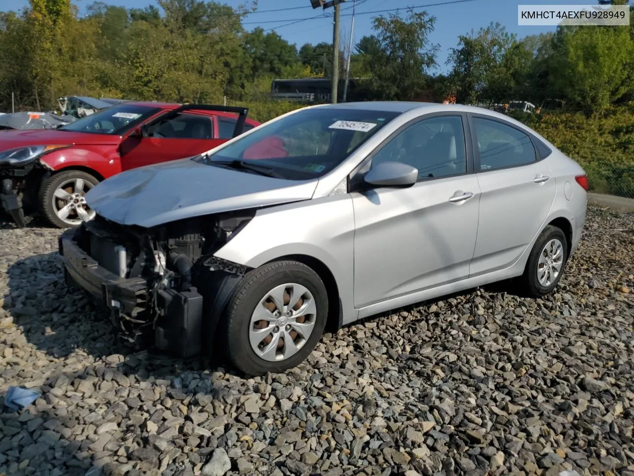 2015 Hyundai Accent Gls VIN: KMHCT4AEXFU928949 Lot: 70545774