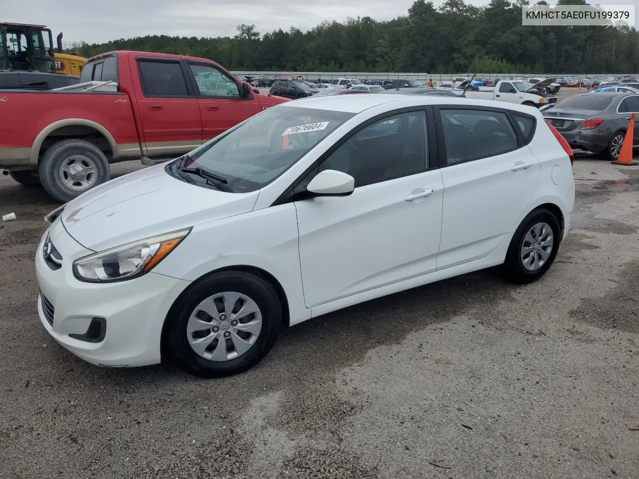 2015 Hyundai Accent Gs VIN: KMHCT5AE0FU199379 Lot: 70676604