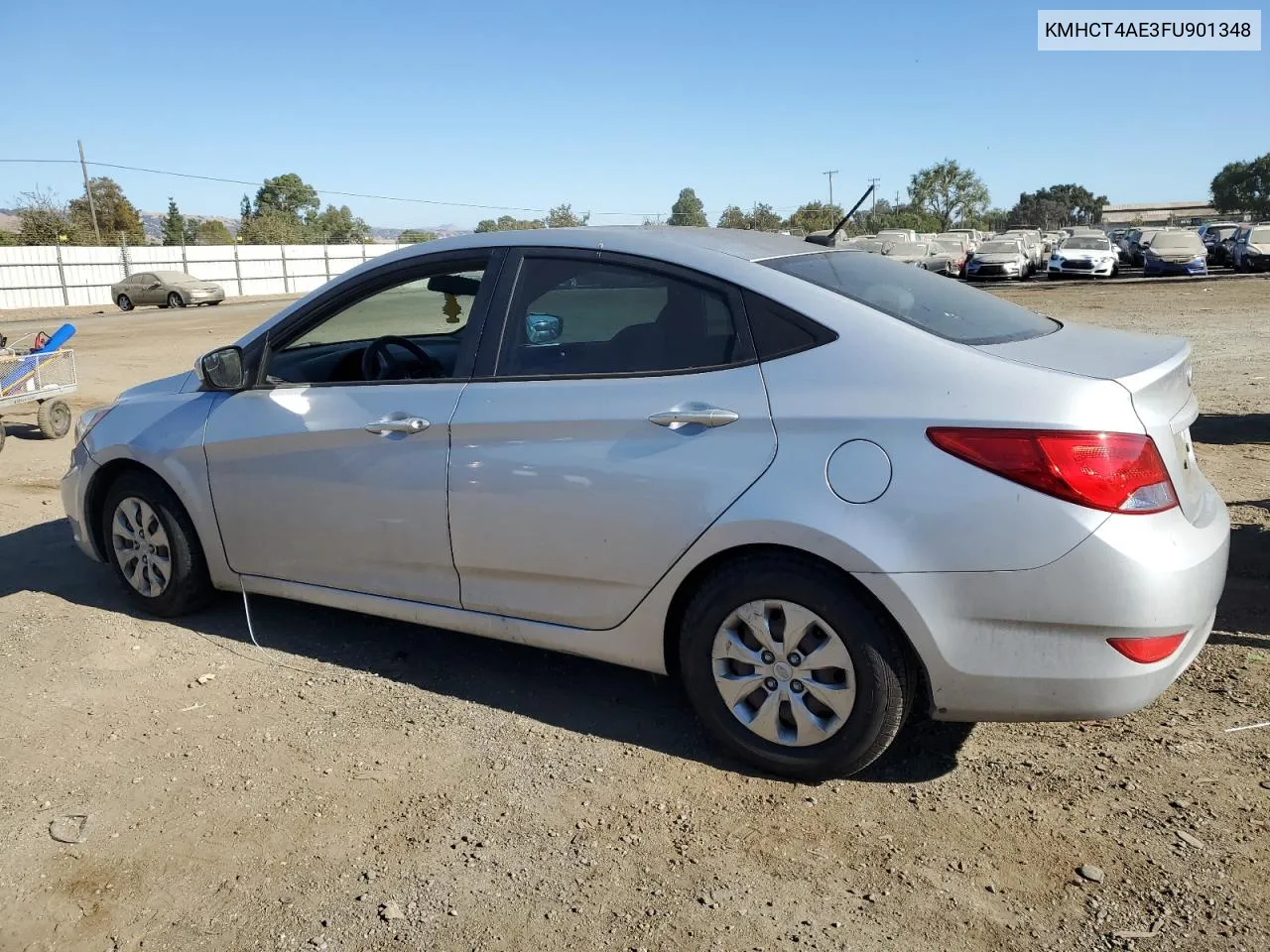 2015 Hyundai Accent Gls VIN: KMHCT4AE3FU901348 Lot: 70787274