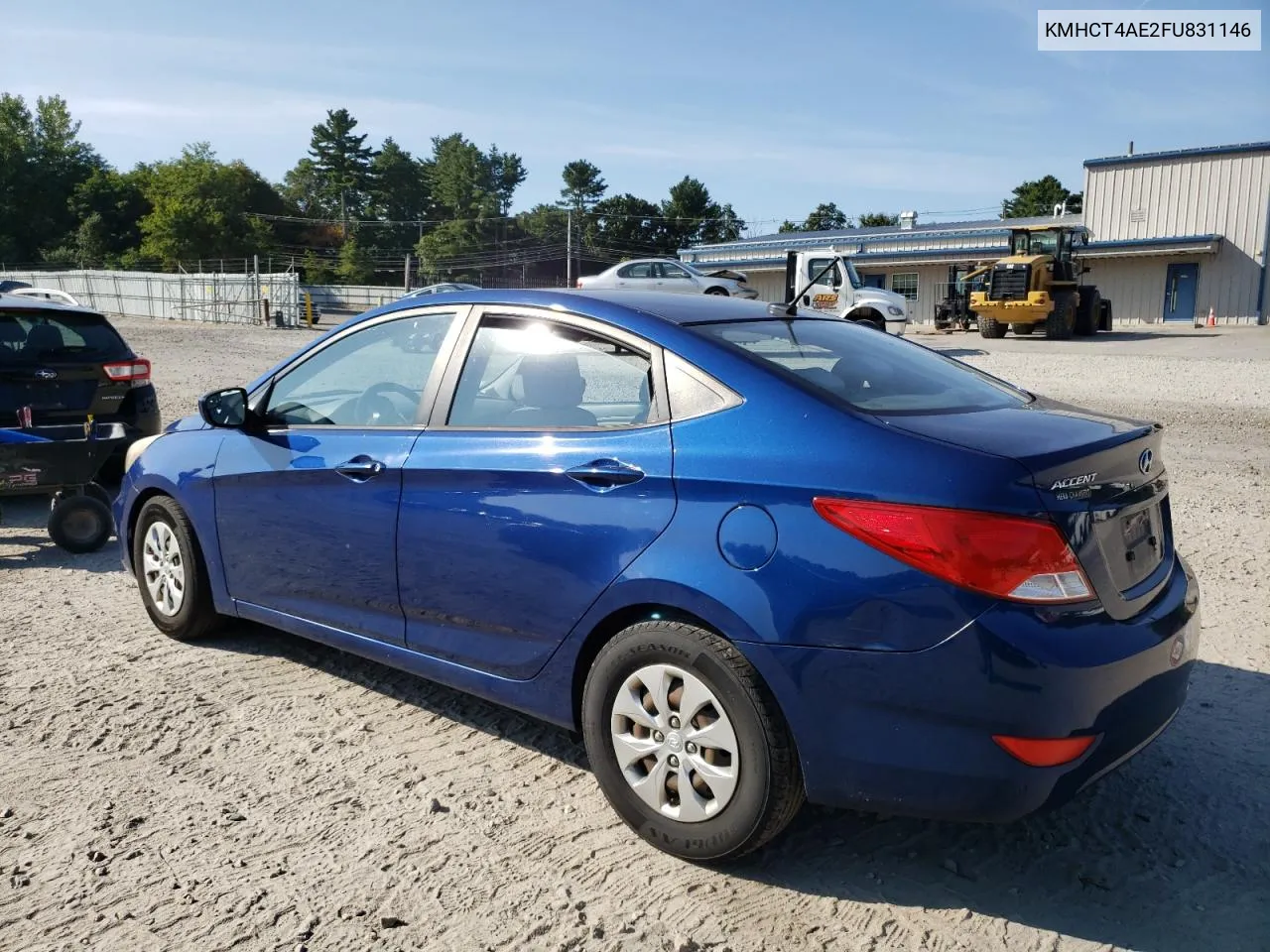 2015 Hyundai Accent Gls VIN: KMHCT4AE2FU831146 Lot: 70910374