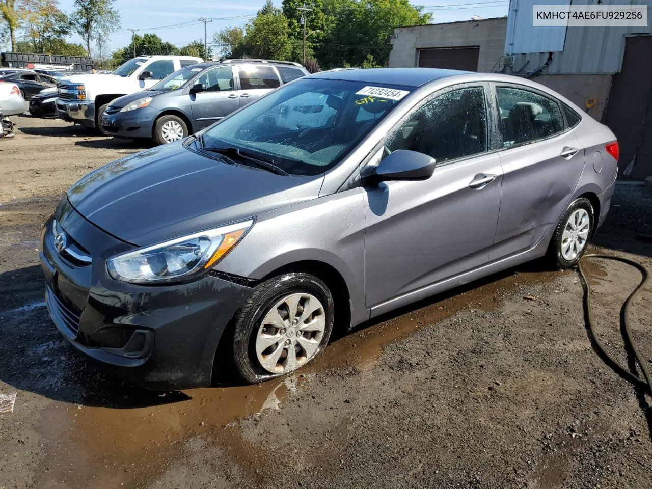 2015 Hyundai Accent Gls VIN: KMHCT4AE6FU929256 Lot: 71232454