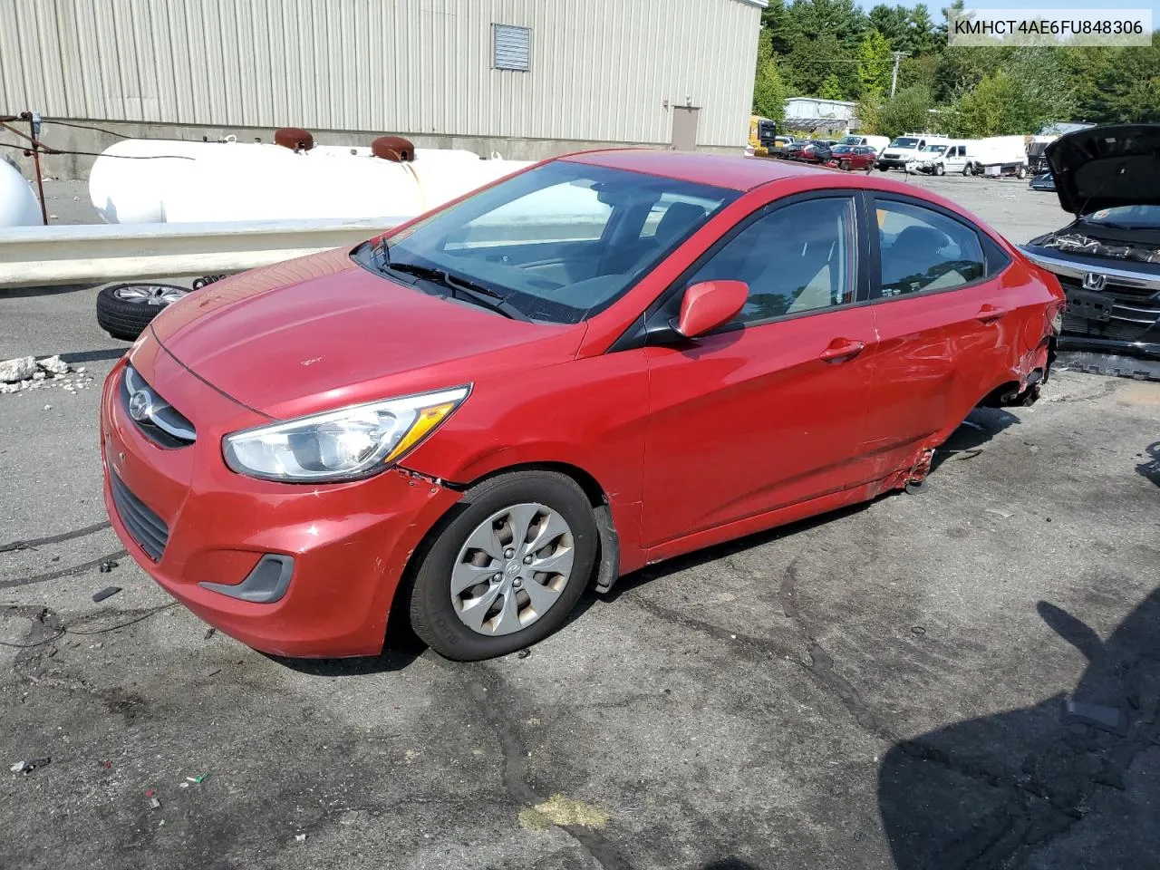 KMHCT4AE6FU848306 2015 Hyundai Accent Gls