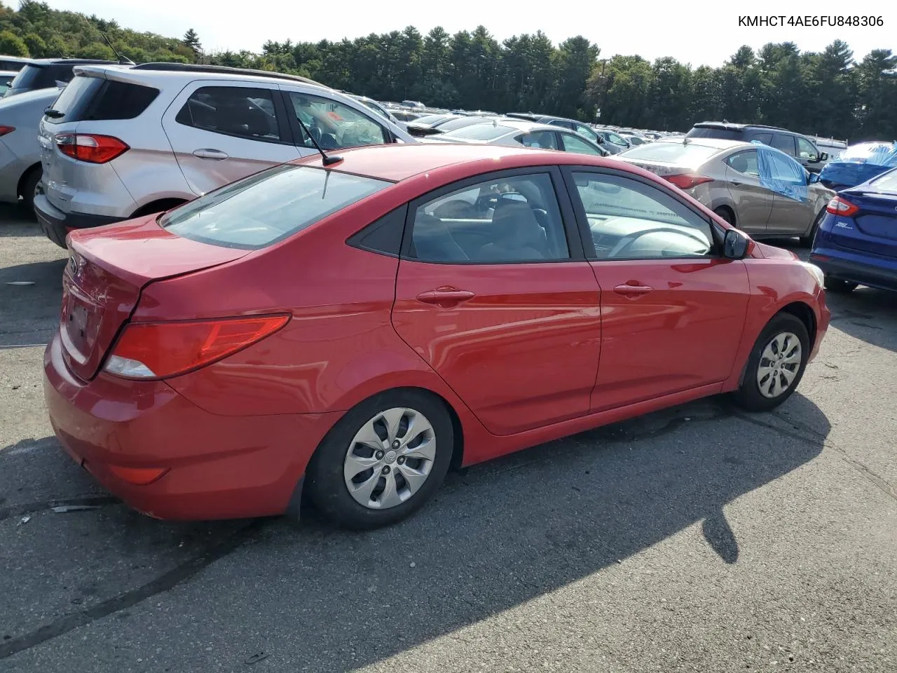 2015 Hyundai Accent Gls VIN: KMHCT4AE6FU848306 Lot: 71623194