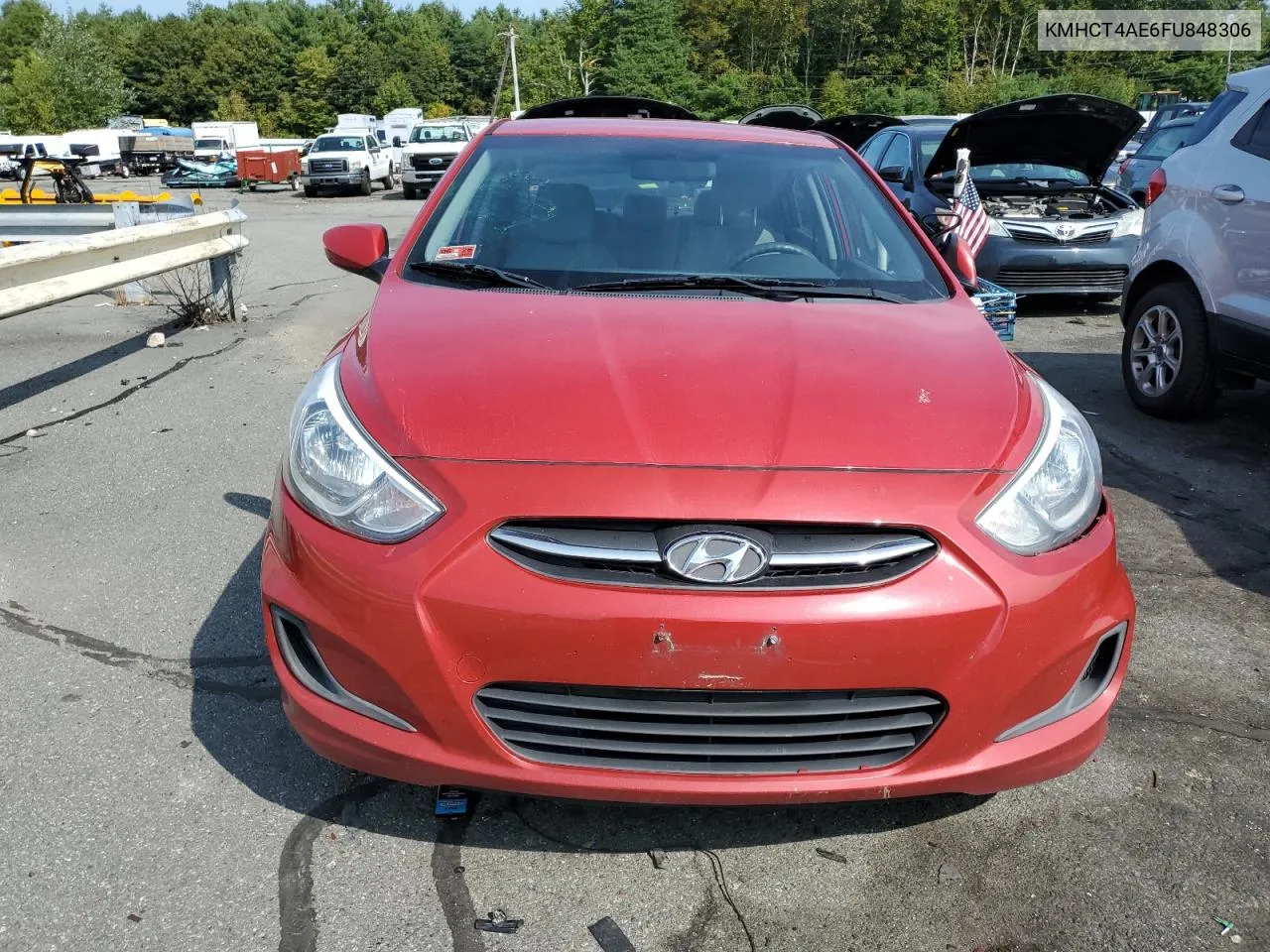 KMHCT4AE6FU848306 2015 Hyundai Accent Gls