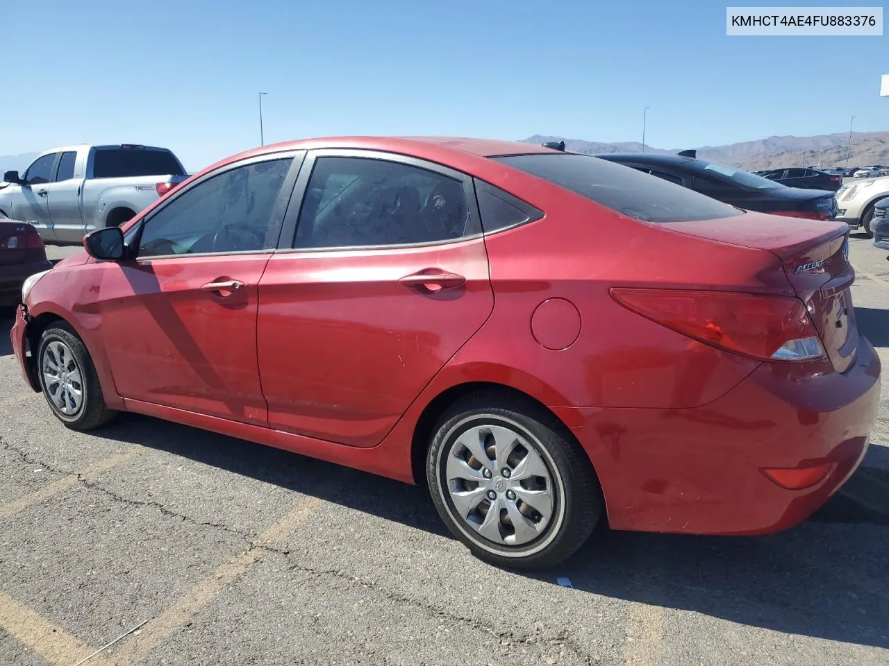 2015 Hyundai Accent Gls VIN: KMHCT4AE4FU883376 Lot: 72184664