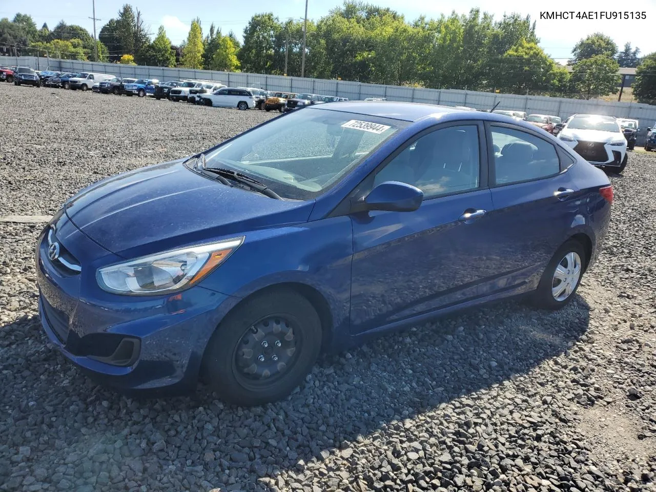 KMHCT4AE1FU915135 2015 Hyundai Accent Gls