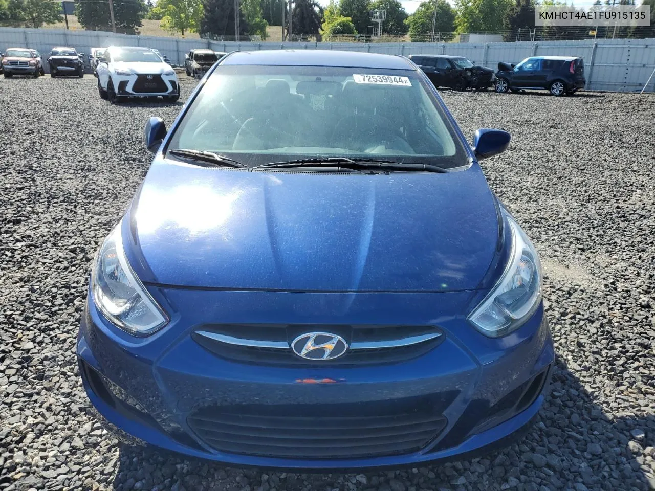 KMHCT4AE1FU915135 2015 Hyundai Accent Gls