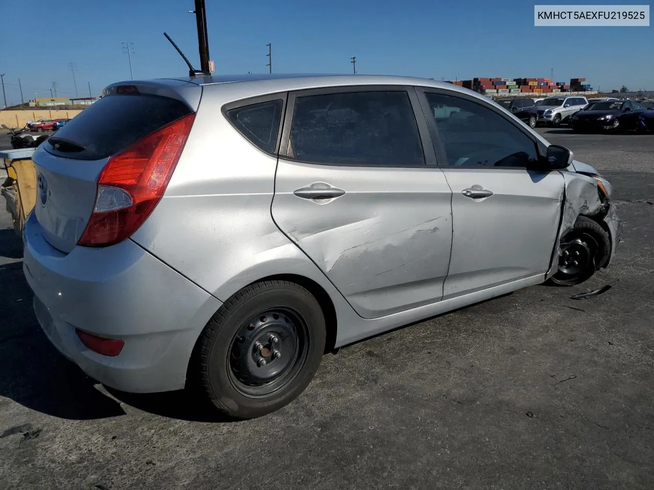 2015 Hyundai Accent Gs VIN: KMHCT5AEXFU219525 Lot: 72790004