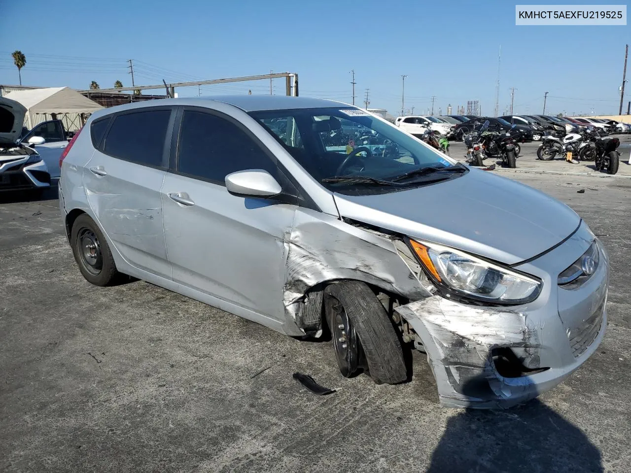 2015 Hyundai Accent Gs VIN: KMHCT5AEXFU219525 Lot: 72790004