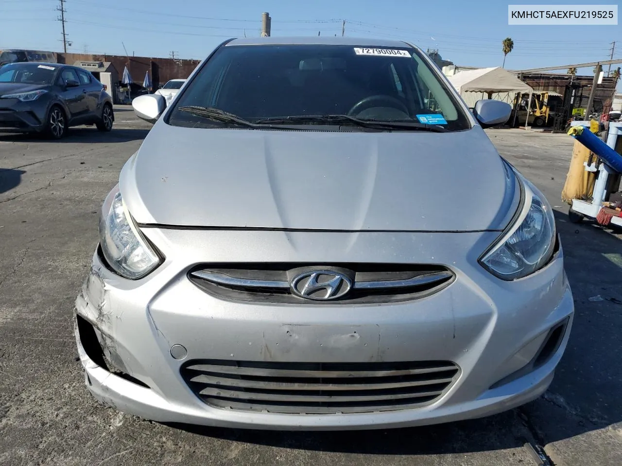 2015 Hyundai Accent Gs VIN: KMHCT5AEXFU219525 Lot: 72790004