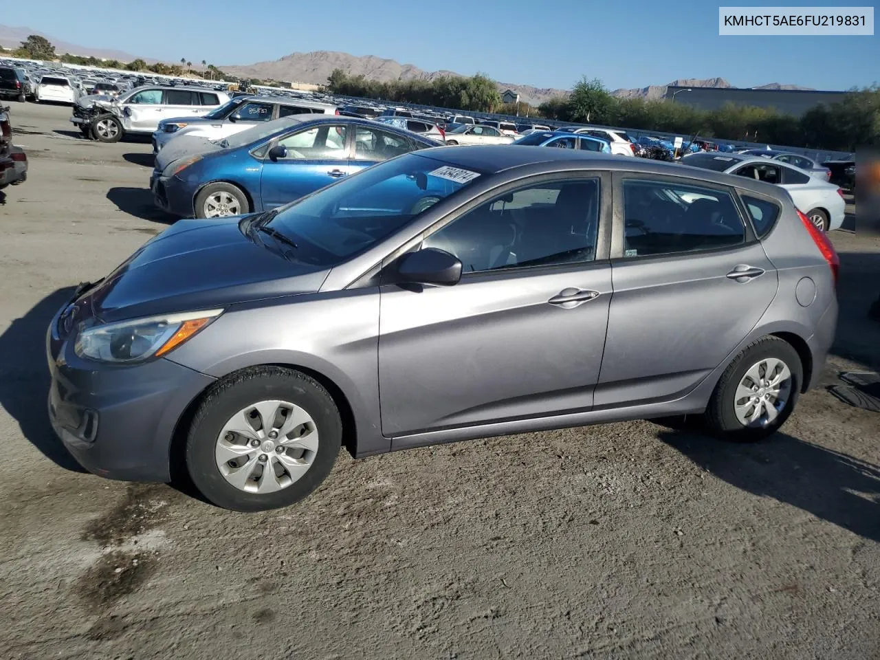 2015 Hyundai Accent Gs VIN: KMHCT5AE6FU219831 Lot: 73343014