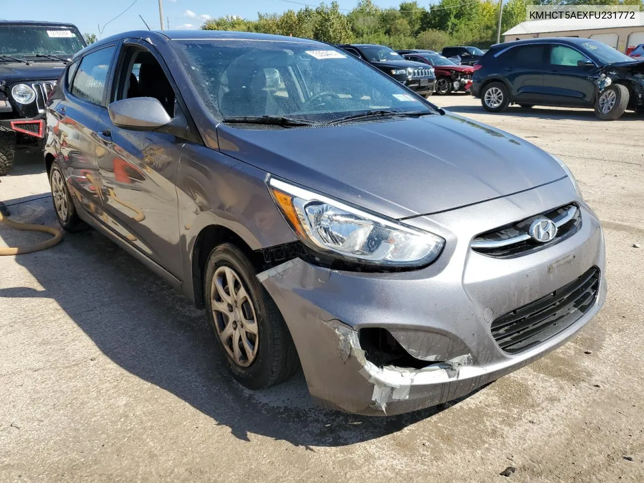 2015 Hyundai Accent Gs VIN: KMHCT5AEXFU231772 Lot: 73354474