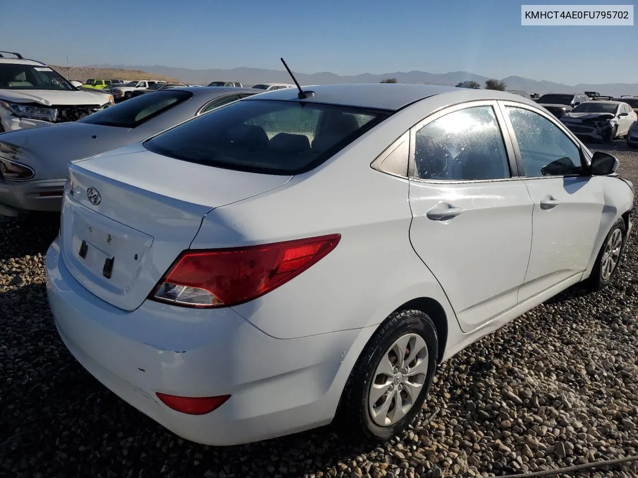 2015 Hyundai Accent Gls VIN: KMHCT4AE0FU795702 Lot: 73735694