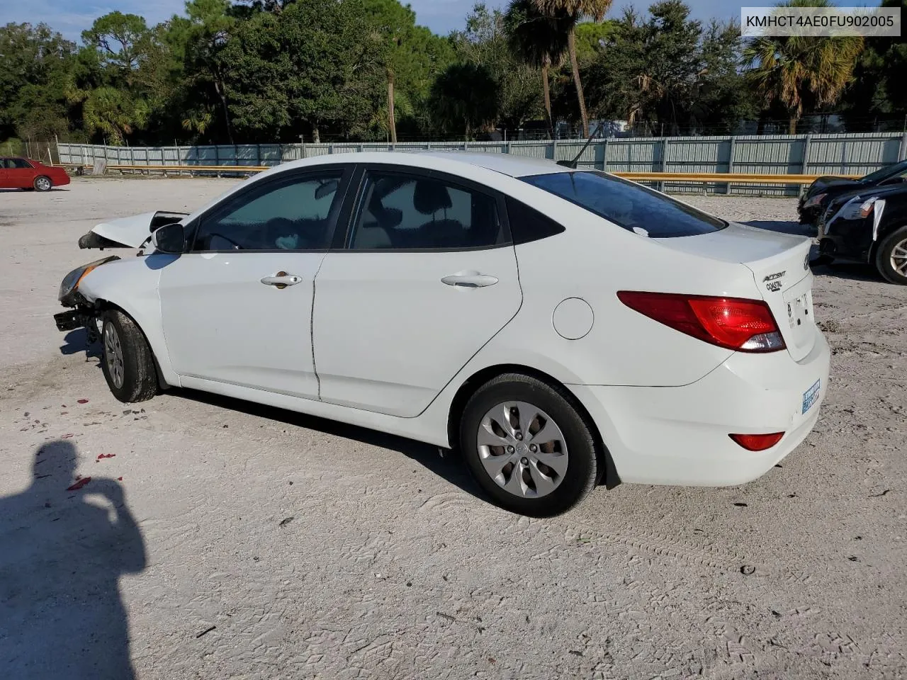 2015 Hyundai Accent Gls VIN: KMHCT4AE0FU902005 Lot: 73736254