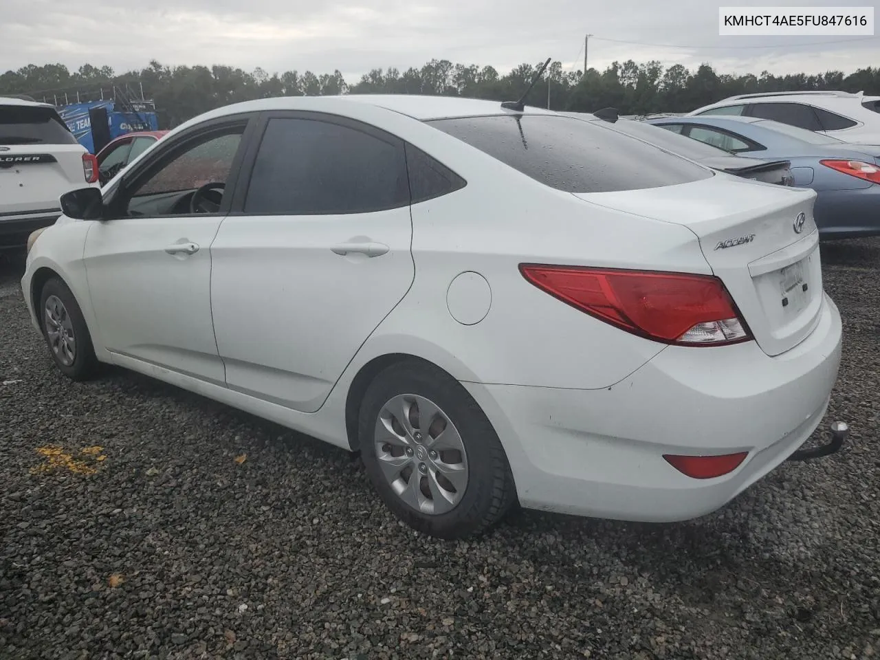 2015 Hyundai Accent Gls VIN: KMHCT4AE5FU847616 Lot: 74222224