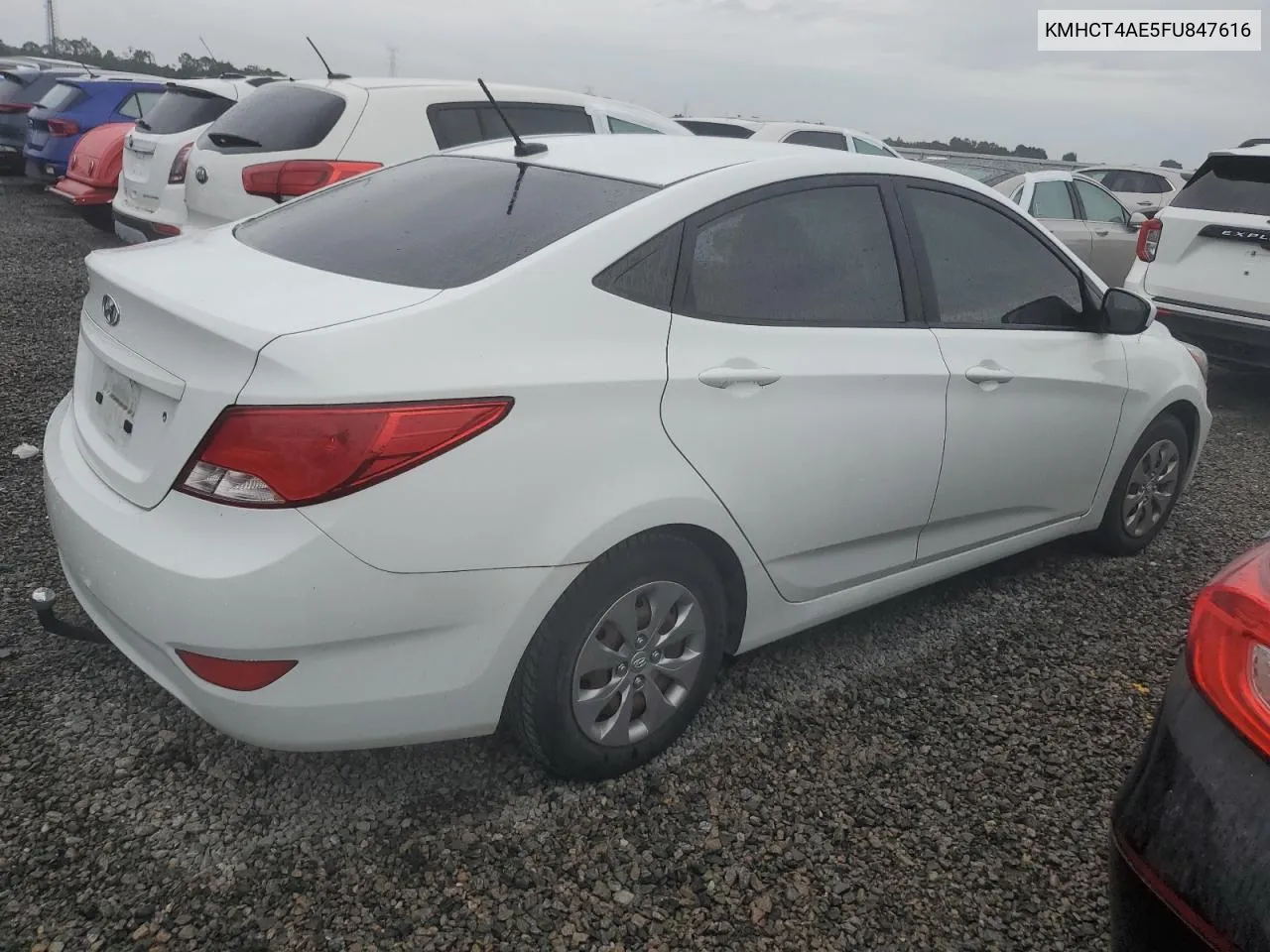 2015 Hyundai Accent Gls VIN: KMHCT4AE5FU847616 Lot: 74222224