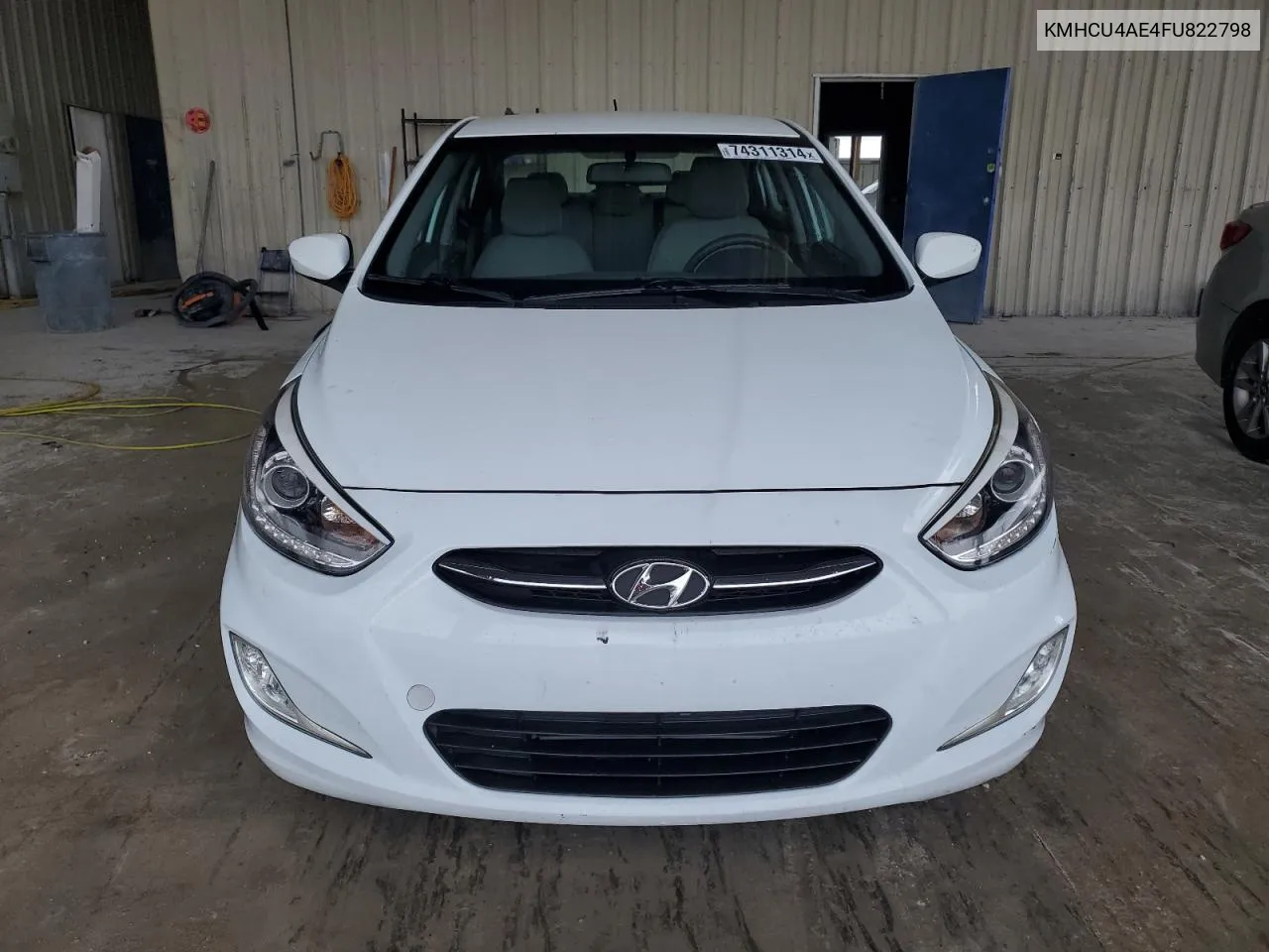 2015 Hyundai Accent Gls VIN: KMHCU4AE4FU822798 Lot: 74311314