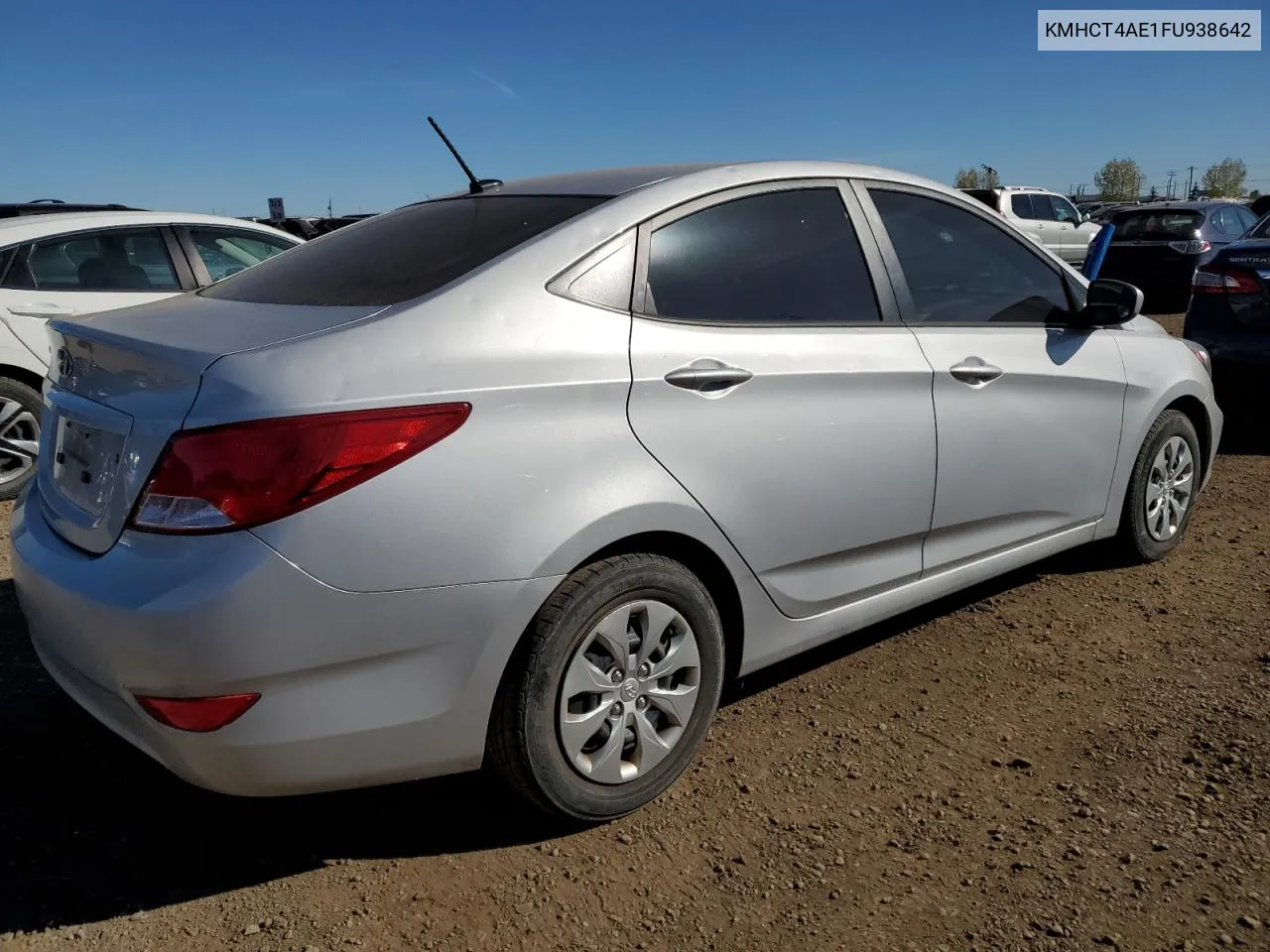 2015 Hyundai Accent Gls VIN: KMHCT4AE1FU938642 Lot: 74346944