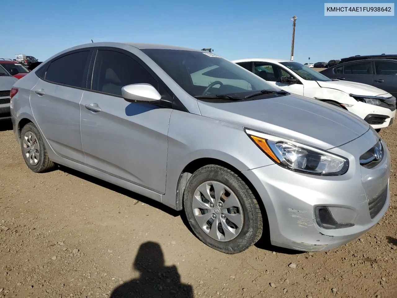 2015 Hyundai Accent Gls VIN: KMHCT4AE1FU938642 Lot: 74346944