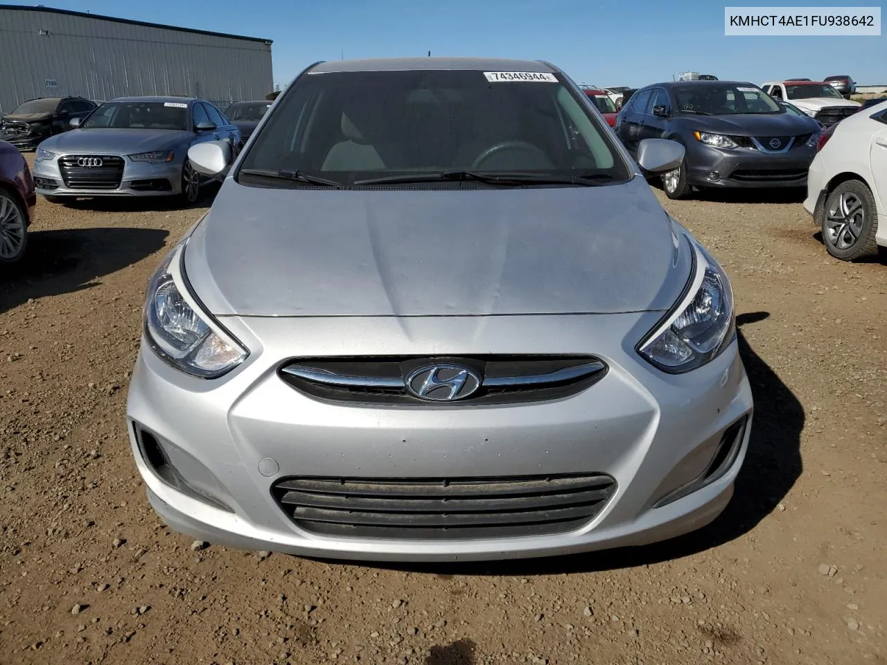 2015 Hyundai Accent Gls VIN: KMHCT4AE1FU938642 Lot: 74346944