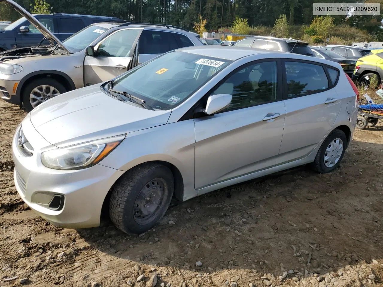 2015 Hyundai Accent Gs VIN: KMHCT5AE9FU209620 Lot: 74376644