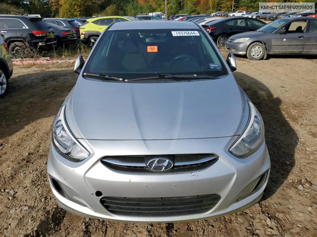 2015 Hyundai Accent Gs VIN: KMHCT5AE9FU209620 Lot: 74376644