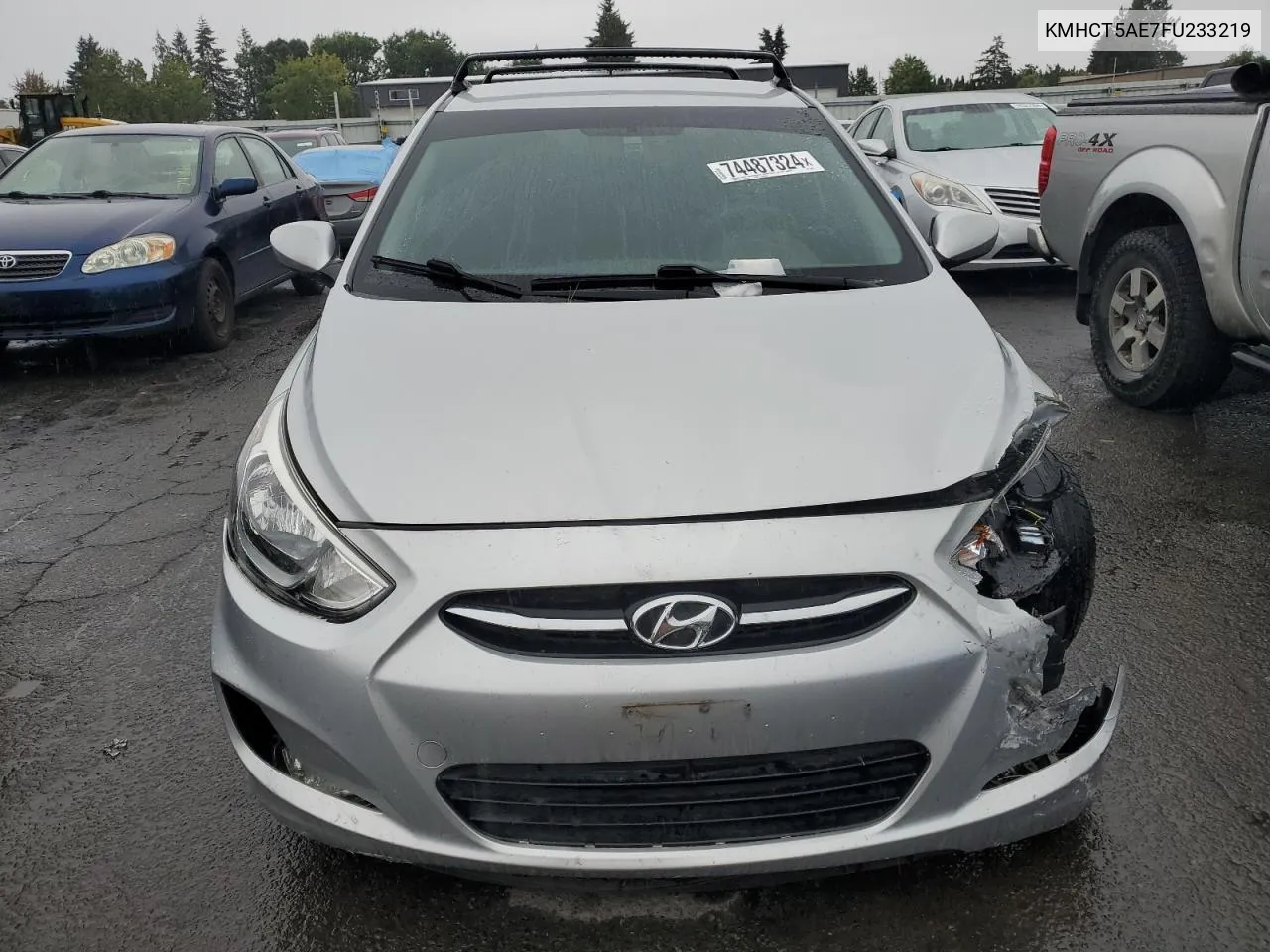 2015 Hyundai Accent Gs VIN: KMHCT5AE7FU233219 Lot: 74487324