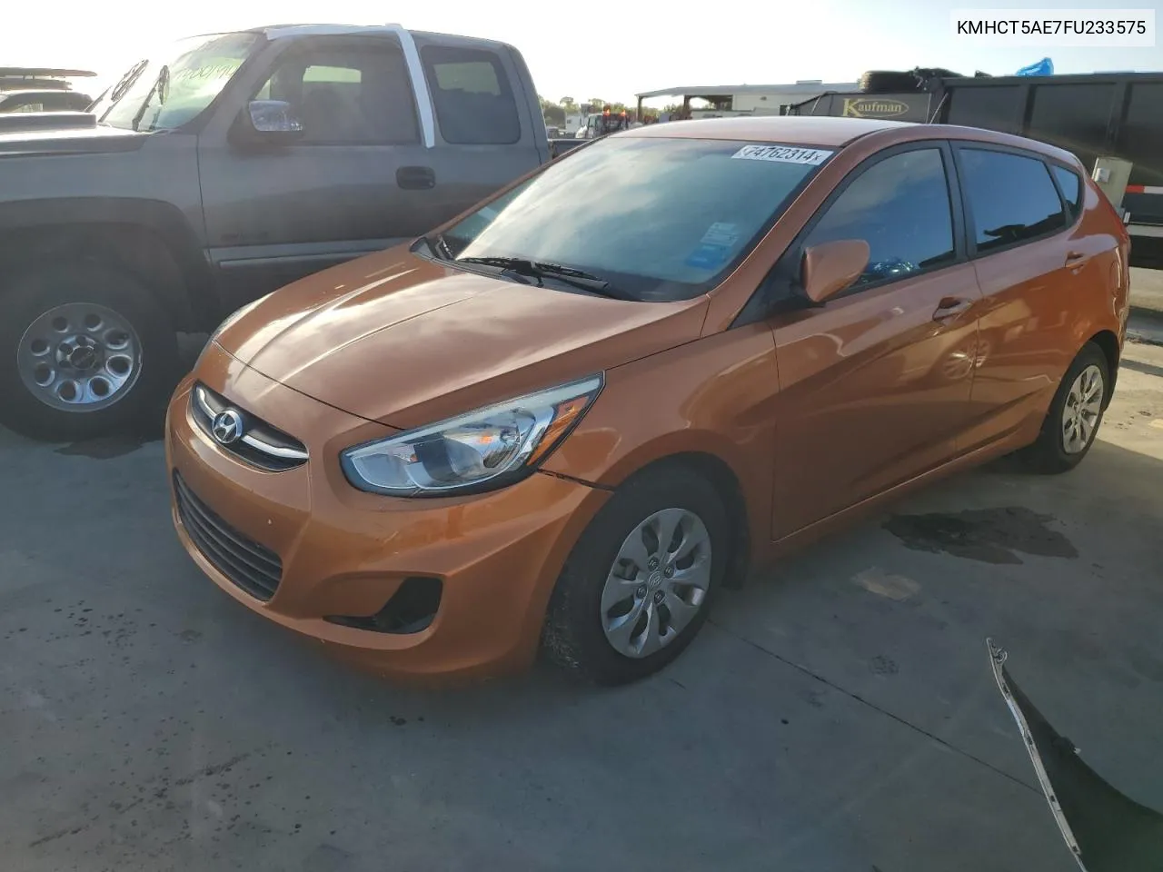 2015 Hyundai Accent Gs VIN: KMHCT5AE7FU233575 Lot: 74762314