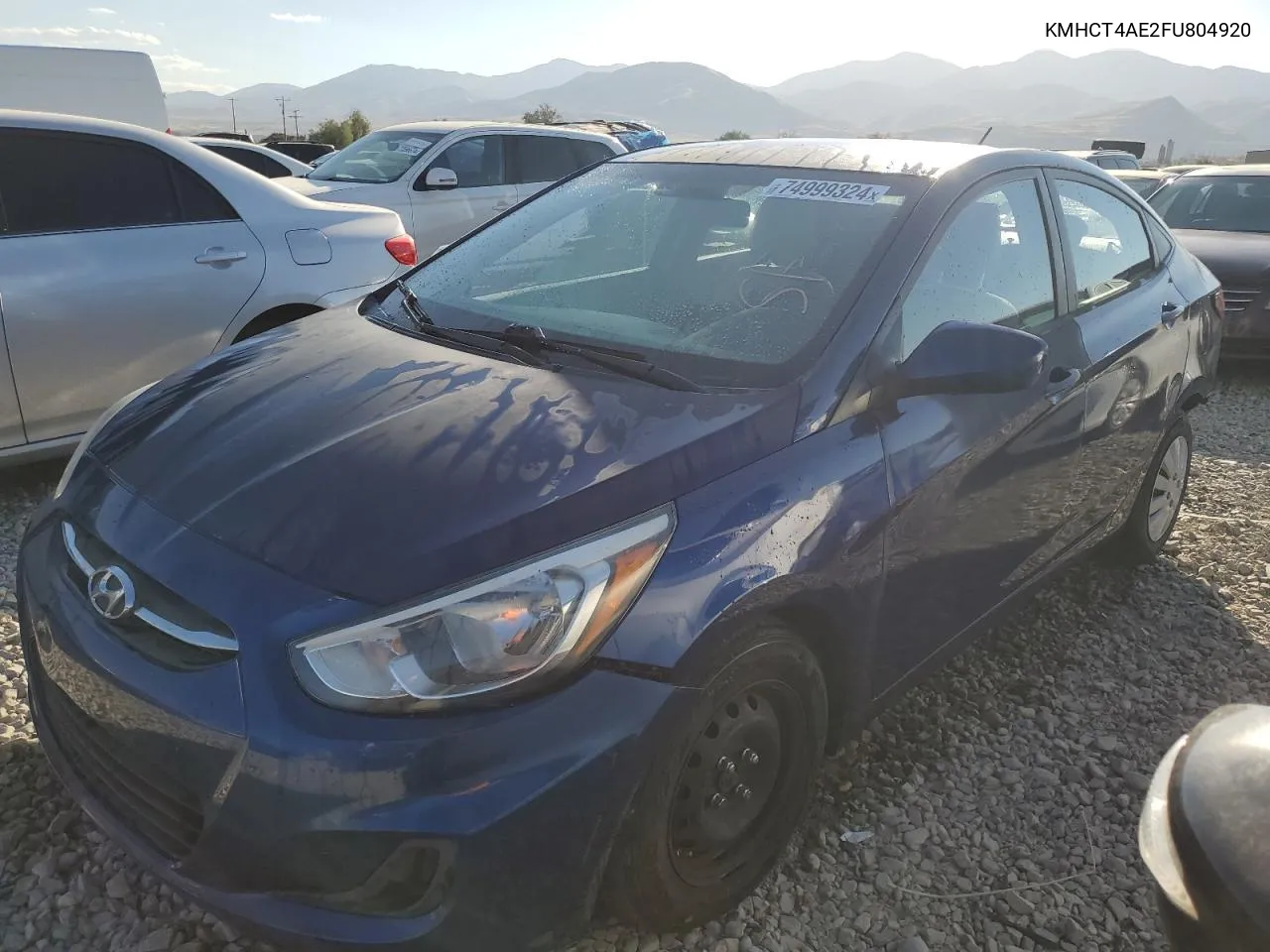 2015 Hyundai Accent Gls VIN: KMHCT4AE2FU804920 Lot: 74999324