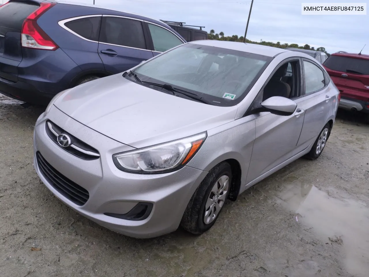 2015 Hyundai Accent Gls VIN: KMHCT4AE8FU847125 Lot: 75007644