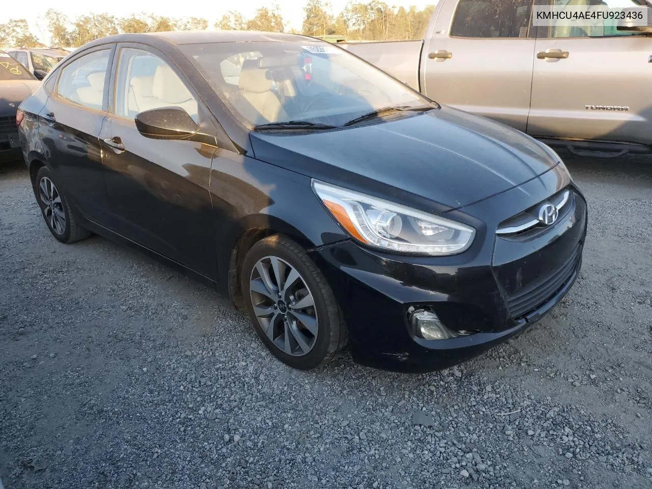 2015 Hyundai Accent Gls VIN: KMHCU4AE4FU923436 Lot: 75228294