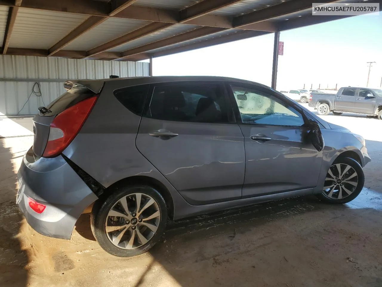 2015 Hyundai Accent Gls VIN: KMHCU5AE7FU205787 Lot: 75482274