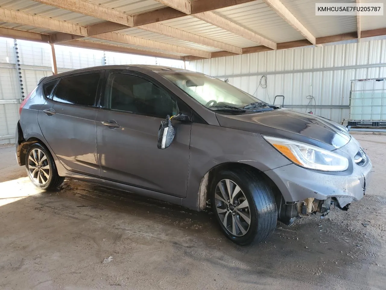 2015 Hyundai Accent Gls VIN: KMHCU5AE7FU205787 Lot: 75482274