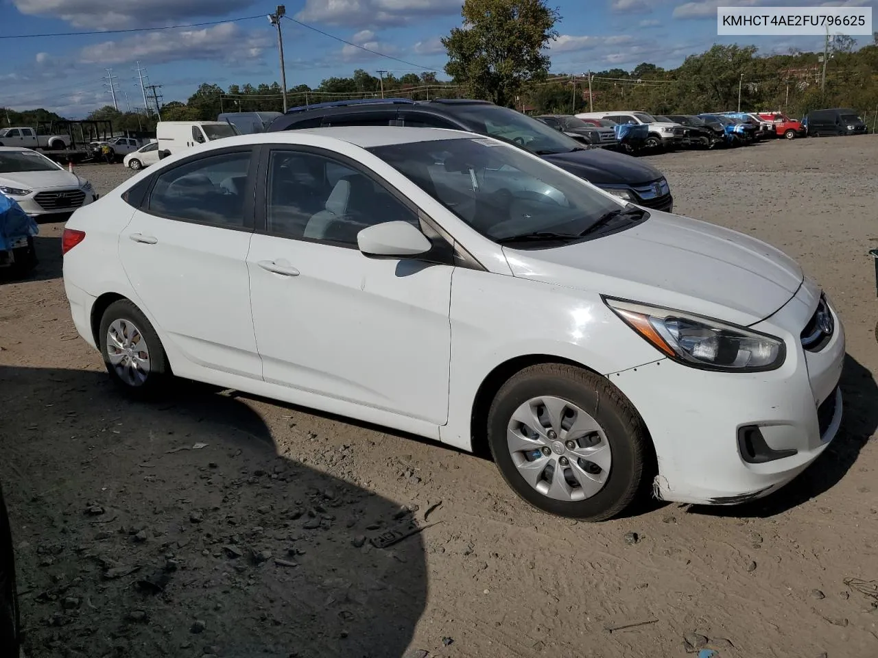 2015 Hyundai Accent Gls VIN: KMHCT4AE2FU796625 Lot: 75652224