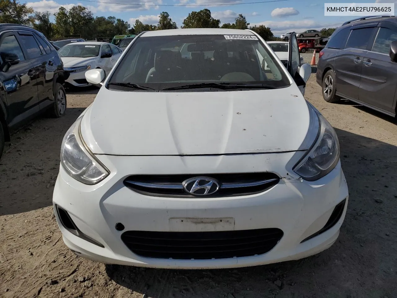 2015 Hyundai Accent Gls VIN: KMHCT4AE2FU796625 Lot: 75652224