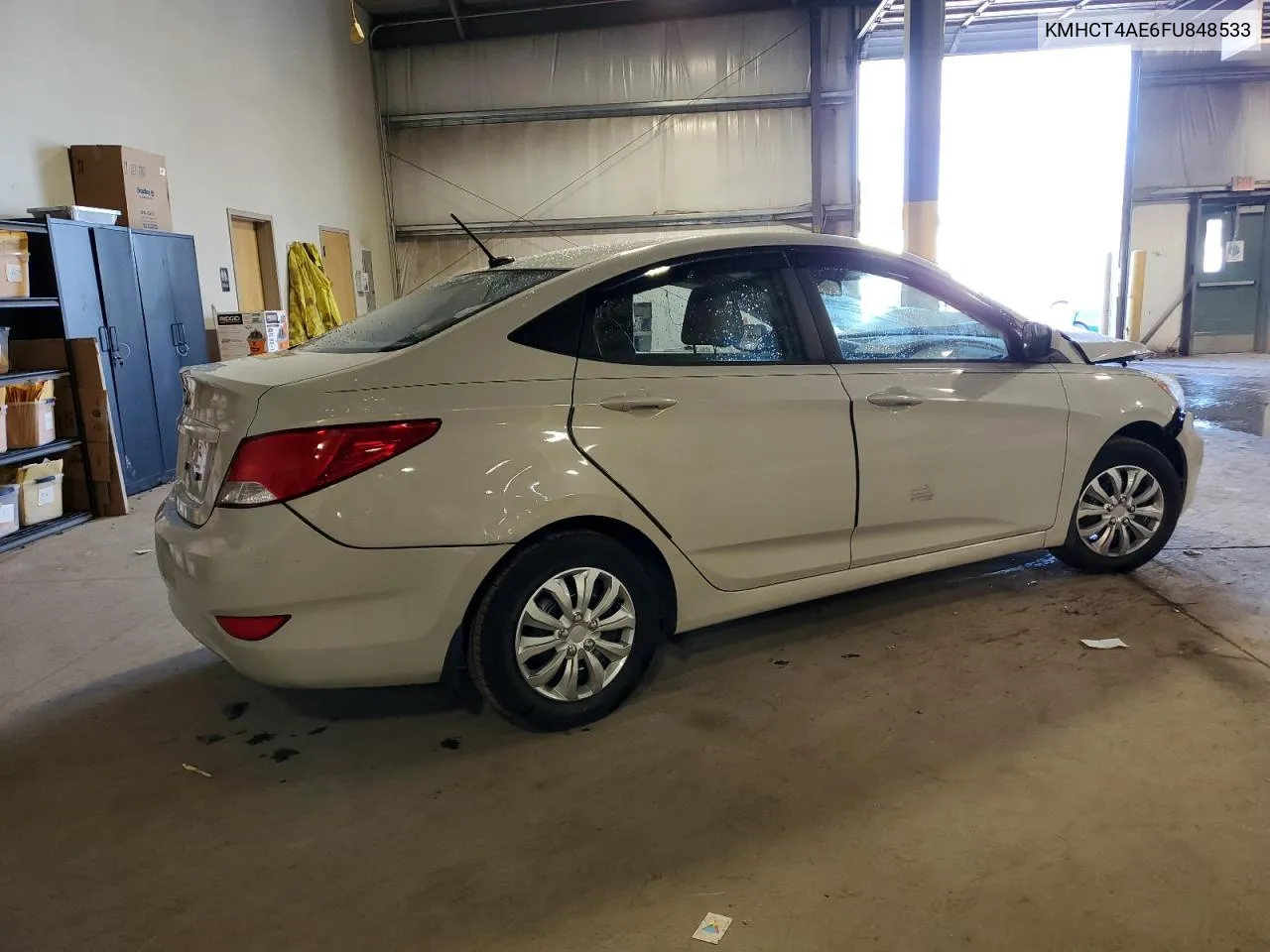 2015 Hyundai Accent Gls VIN: KMHCT4AE6FU848533 Lot: 75695384