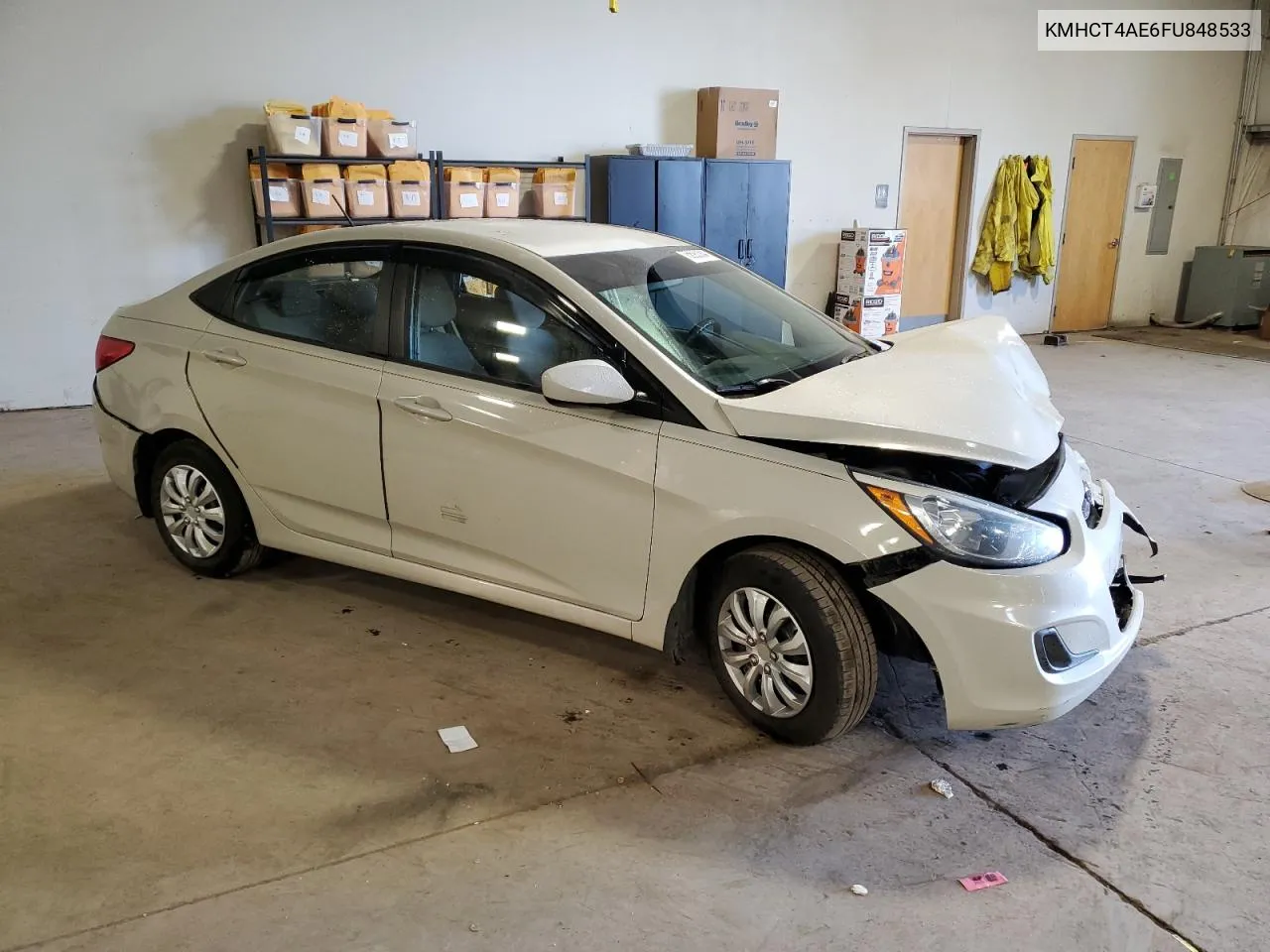 2015 Hyundai Accent Gls VIN: KMHCT4AE6FU848533 Lot: 75695384