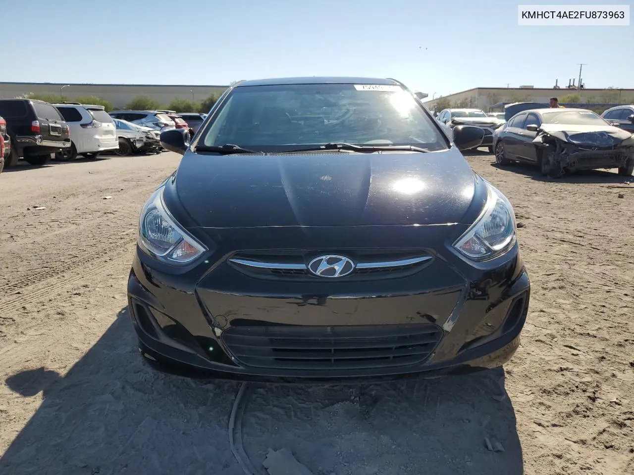 2015 Hyundai Accent Gls VIN: KMHCT4AE2FU873963 Lot: 75949174