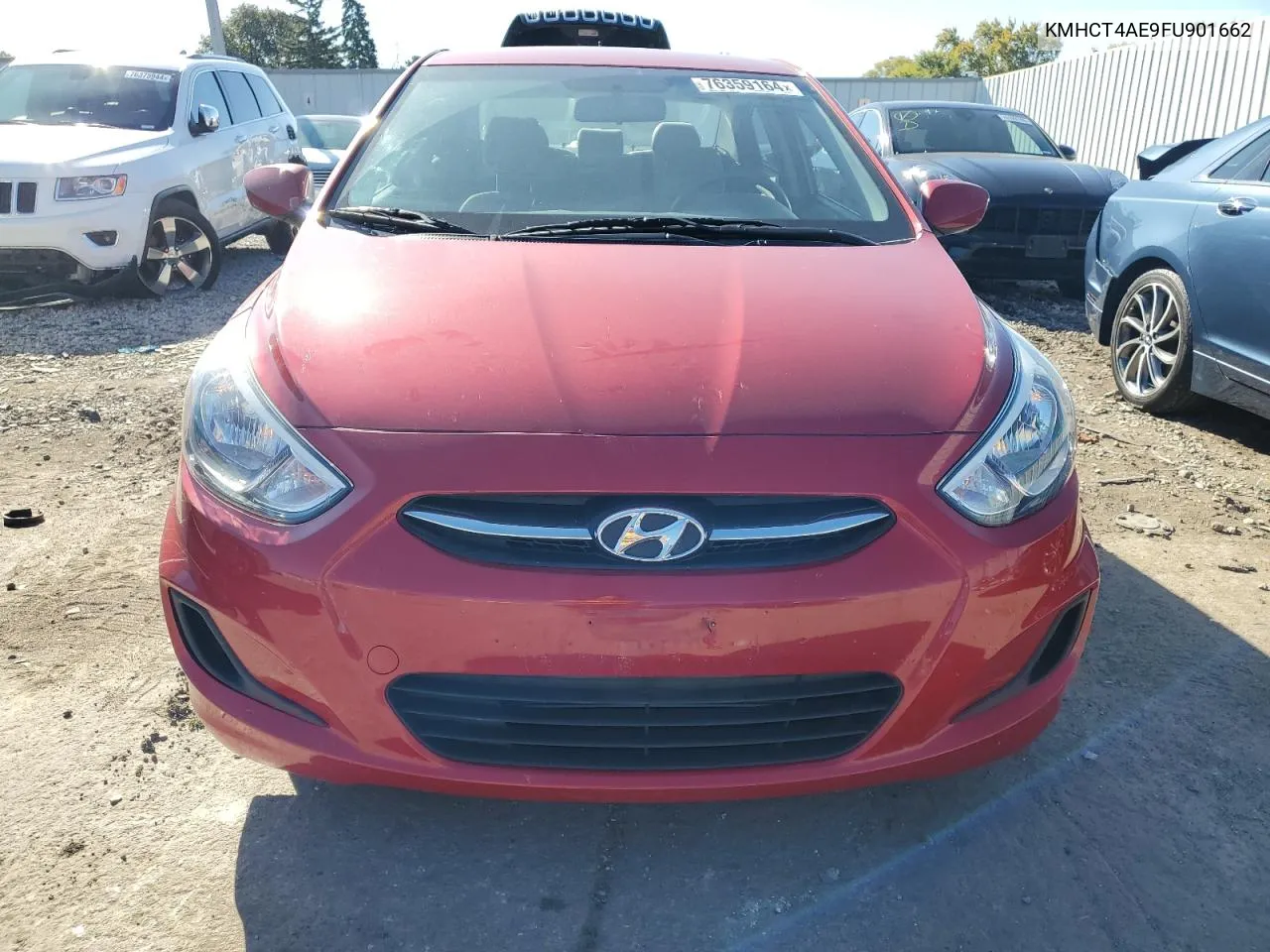 2015 Hyundai Accent Gls VIN: KMHCT4AE9FU901662 Lot: 76359164