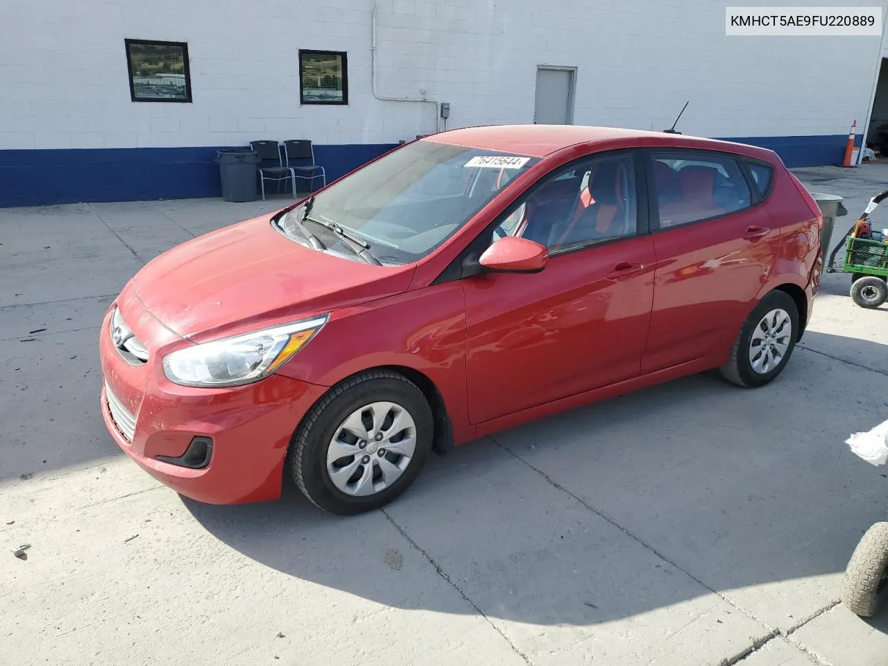 2015 Hyundai Accent Gs VIN: KMHCT5AE9FU220889 Lot: 76415644