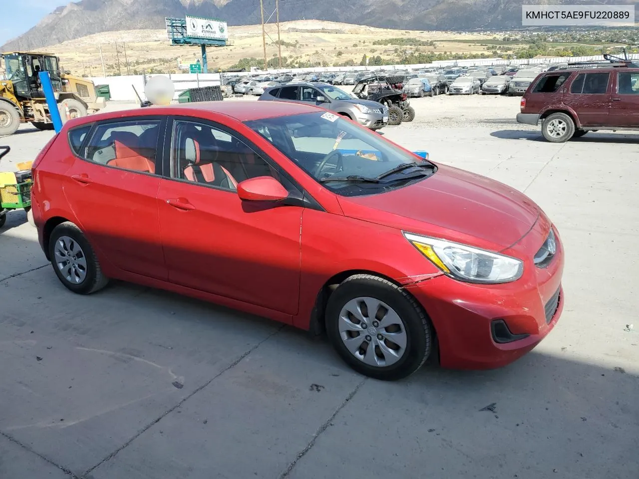 2015 Hyundai Accent Gs VIN: KMHCT5AE9FU220889 Lot: 76415644