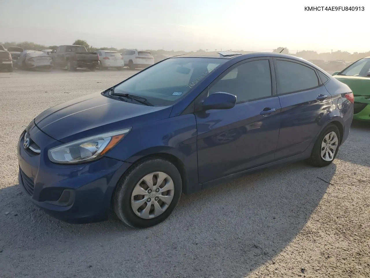 2015 Hyundai Accent Gls VIN: KMHCT4AE9FU840913 Lot: 76574734