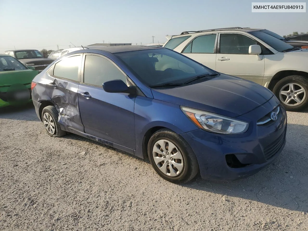 2015 Hyundai Accent Gls VIN: KMHCT4AE9FU840913 Lot: 76574734