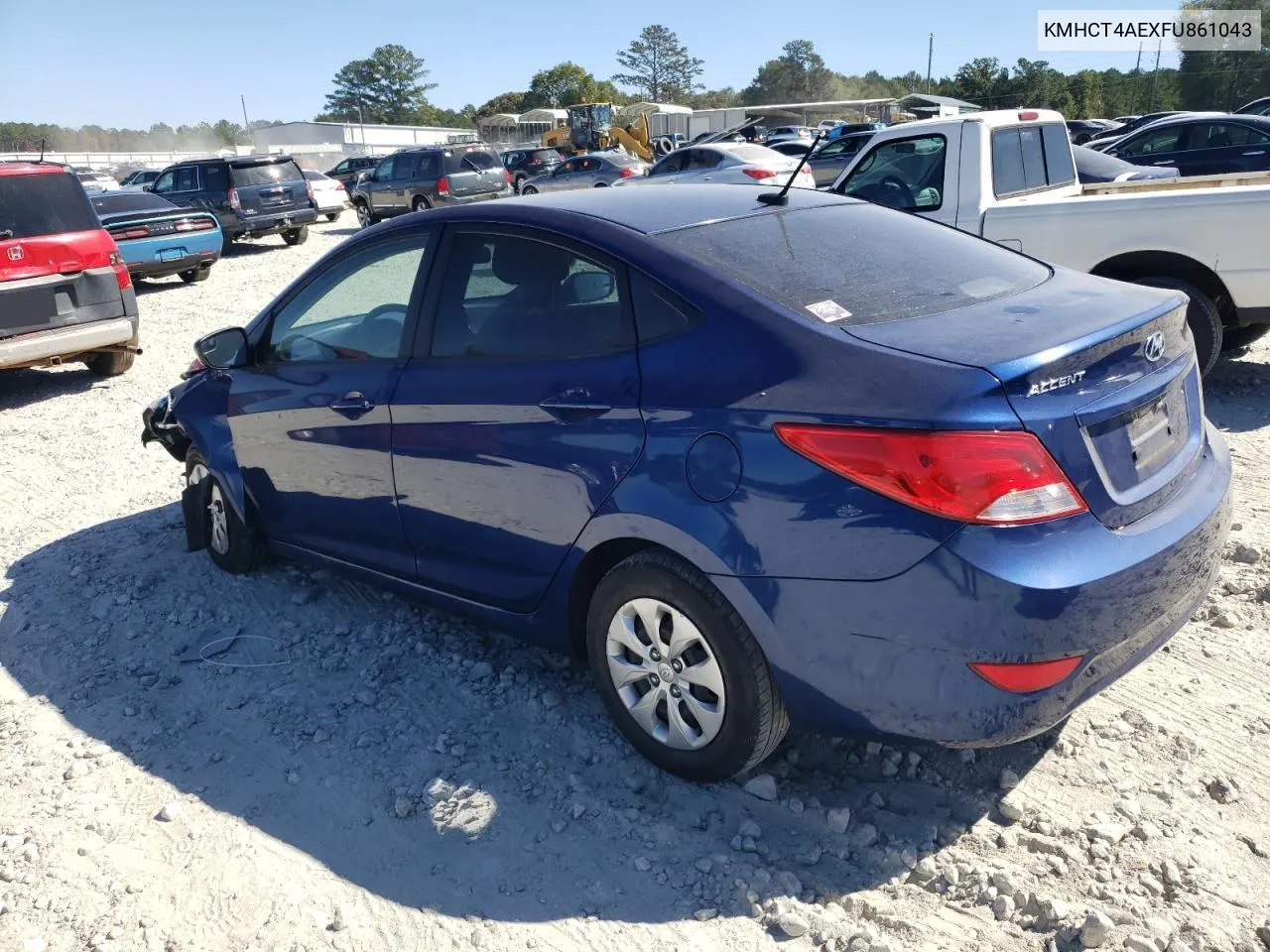 2015 Hyundai Accent Gls VIN: KMHCT4AEXFU861043 Lot: 76633904